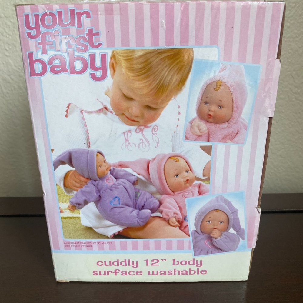 Madame Alexander My First Newborn Baby Doll Soft Fabric Body Lavender NWT - Picture 11 of 15